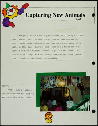 Missouri Alpha Chapter History Binder, Fall 1992, Page 32
