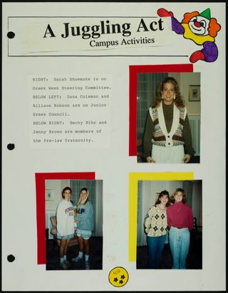 Missouri Alpha Chapter History Binder, Fall 1992, Page 107