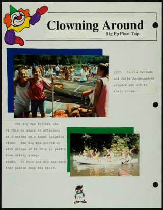 Missouri Alpha Chapter History Binder, Fall 1992, Page 128