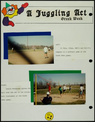 Missouri Alpha Chapter History Binder, Spring 1992, Page 88