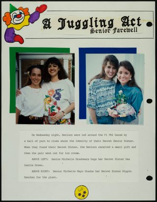Missouri Alpha Chapter History Binder, Spring 1992, Page 60
