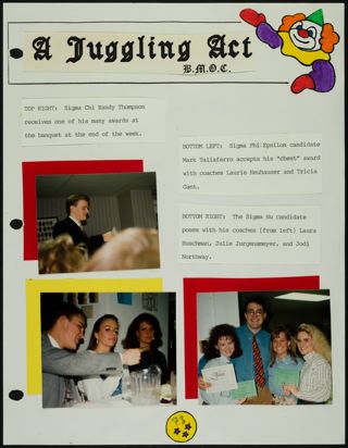 Missouri Alpha Chapter History Binder, Spring 1992, Page 73