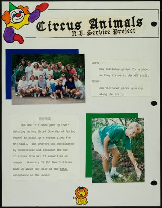 Missouri Alpha Chapter History Binder, Spring 1992, Page 38