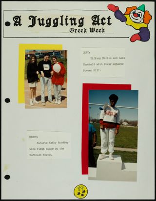 Missouri Alpha Chapter History Binder, Spring 1992, Page 87