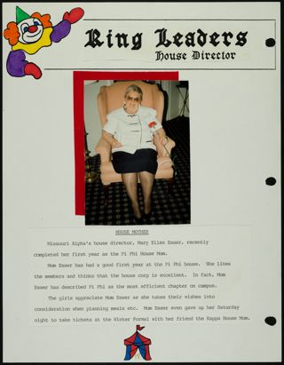 Missouri Alpha Chapter History Binder, Spring 1992, Page 18