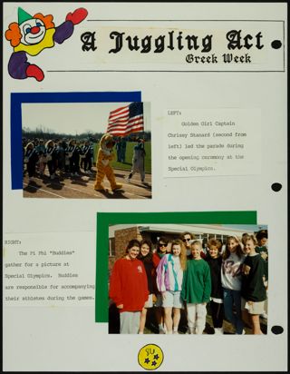 Missouri Alpha Chapter History Binder, Spring 1992, Page 86