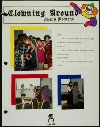 Missouri Alpha Chapter History Binder, Spring 1992, Page 139