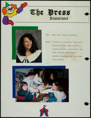 Missouri Alpha Chapter History Binder, Spring 1992, Page 2