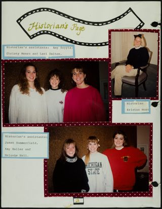 Missouri Alpha Chapter History Binder, Fall 1991, Page 2