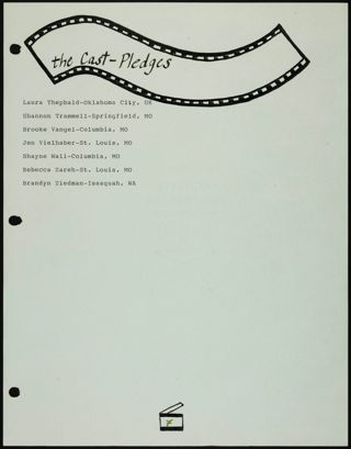 Missouri Alpha Chapter History Binder, Fall 1991, Page 7