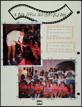 Missouri Alpha Chapter History Binder, Fall 1991, Page 41