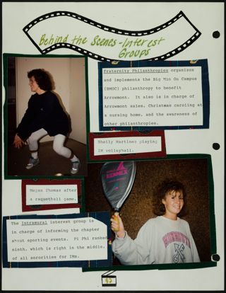 Missouri Alpha Chapter History Binder, Fall 1991, Page 78