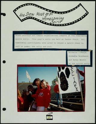 Missouri Alpha Chapter History Binder, Fall 1991, Page 95