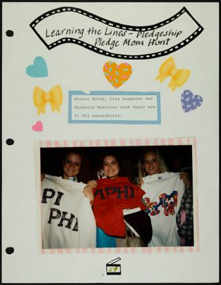 Missouri Alpha Chapter History Binder, Fall 1991, Page 46