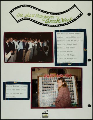 Missouri Alpha Chapter History Binder, Fall 1991, Page 100