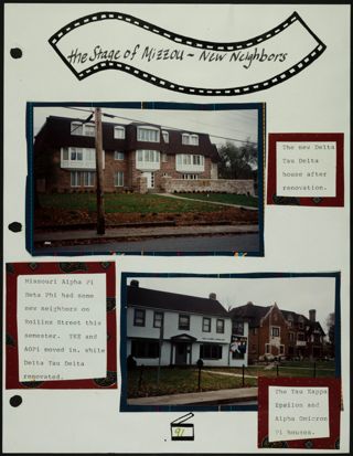 Missouri Alpha Chapter History Binder, Fall 1991, Page 87