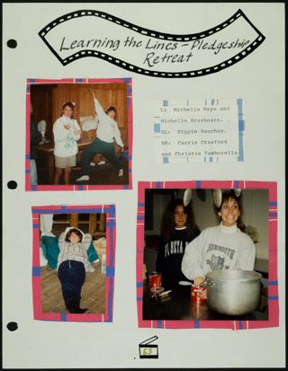 Missouri Alpha Chapter History Binder, Fall 1991, Page 52