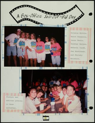 Missouri Alpha Chapter History Binder, Fall 1991, Page 39