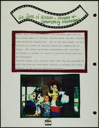 Missouri Alpha Chapter History Binder, Fall 1991, Page 86