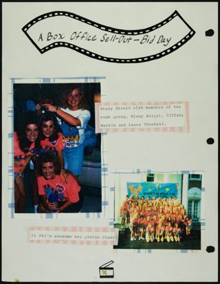 Missouri Alpha Chapter History Binder, Fall 1991, Page 37