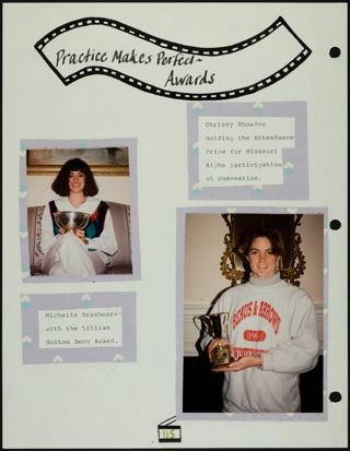 Missouri Alpha Chapter History Binder, Fall 1991, Page 113