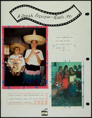 Missouri Alpha Chapter History Binder, Fall 1991, Page 27