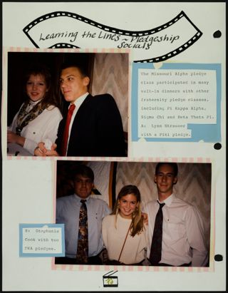 Missouri Alpha Chapter History Binder, Fall 1991, Page 70