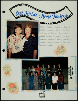 Missouri Alpha Chapter History Binder, 1991, Page 116