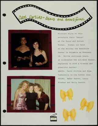 Missouri Alpha Chapter History Binder, 1991, Page 108