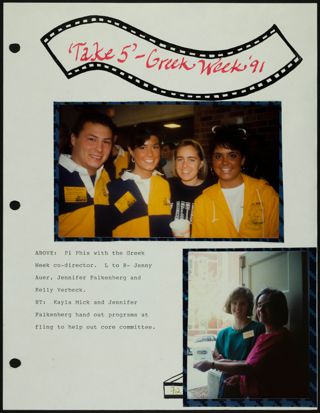 Missouri Alpha Chapter History Binder, 1991, Page 75
