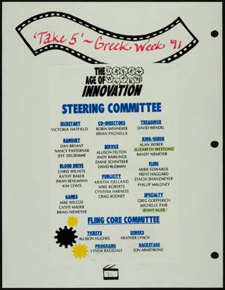 Missouri Alpha Chapter History Binder, 1991, Page 74