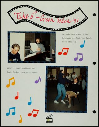 Missouri Alpha Chapter History Binder, 1991, Page 78