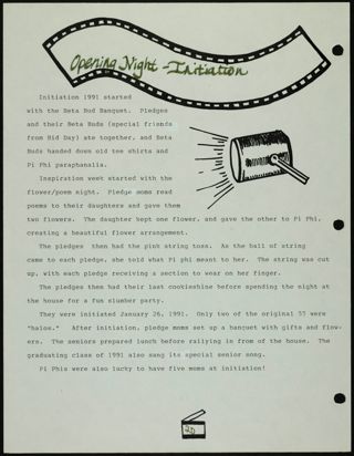 Missouri Alpha Chapter History Binder, 1991, Page 22
