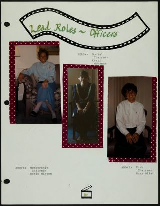Missouri Alpha Chapter History Binder, 1991, Page 17