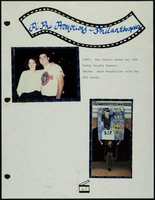 Missouri Alpha Chapter History Binder, 1991, Page 66