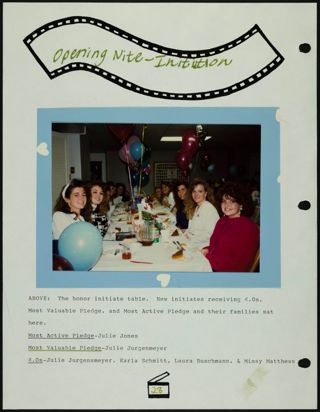 Missouri Alpha Chapter History Binder, 1991, Page 30