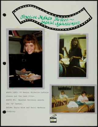 Missouri Alpha Chapter History Binder, 1991, Page 99