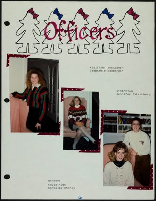 Missouri Alpha Chapter History Binder, 1990, Page 13