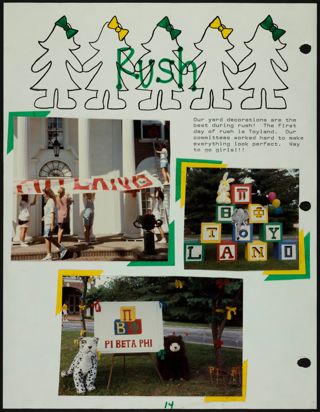 Missouri Alpha Chapter History Binder, 1990, Page 21