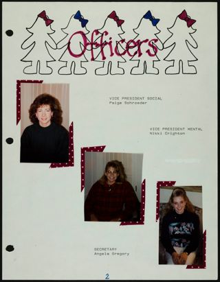 Missouri Alpha Chapter History Binder, 1990, Page 9