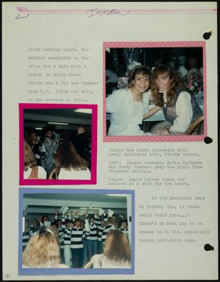 Missouri Alpha Chapter History Binder, 1987-1988, Page 86