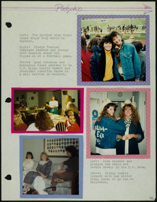 Missouri Alpha Chapter History Binder, 1987-1988, Page 45