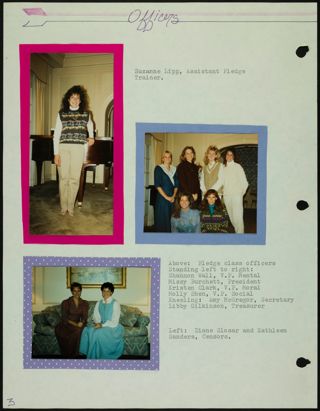 Missouri Alpha Chapter History Binder, 1987-1988, Page 5