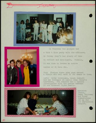 Missouri Alpha Chapter History Binder, 1987-1988, Page 84