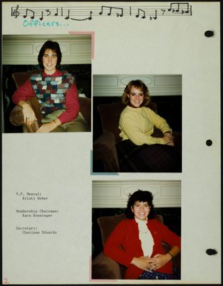 Missouri Alpha Chapter History Binder, 1986-1987, Page 4