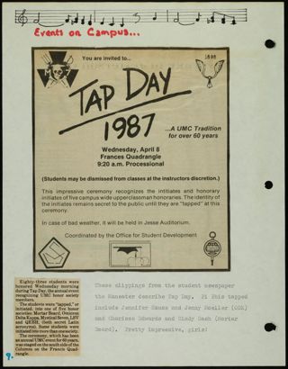 Missouri Alpha Chapter History Binder, 1986-1987, Page 48