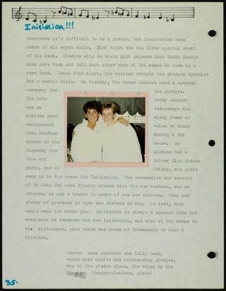 Missouri Alpha Chapter History Binder, 1986-1987, Page 72