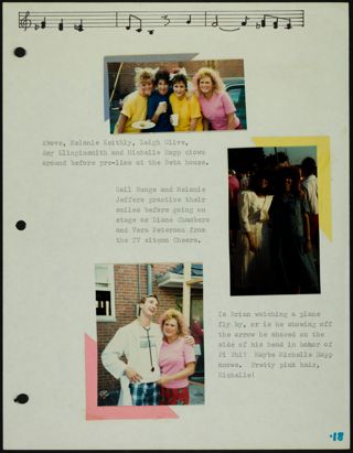 Missouri Alpha Chapter History Binder, 1986-1987, Page 56