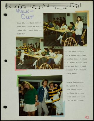 Missouri Alpha Chapter History Binder, 1986-1987, Page 37