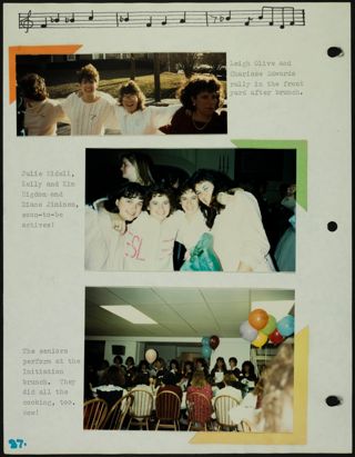 Missouri Alpha Chapter History Binder, 1986-1987, Page 74